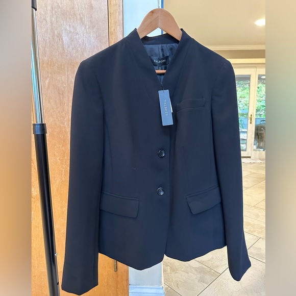 NWT Talbots Black Blazer - Picture 2 of 5